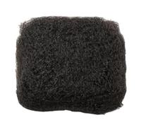 18-In Black Afro Kinky Bulk Human Hair For Dreadlock Extensions, 50 G Soft Textured Real Hair, Natural Look, Ideal For Custom Braids And Twists