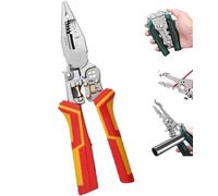 18 in1Foldable Wire Stripper Tool,Multifunctional Wire Stripper Crimper Cable Cutter Pliers,Wire Cutters Electrical,Professional Electric Cable Stripper Tool Stripping Pliers Crimper Cutter