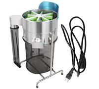 18 Inch Automatic Bud and Leaf Pruner, Electric Twist and Tillable Pruner for Flowers and Plants, Adjustable Speed, Mesh Bag and Manual Pruners for Leaves, Buds