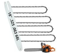 18 Inch Chainsaw Bar and Chain Combo, .325" .063" 68DL Fit STIHL | Chainsaw Chains Replacement for Stihl 025 MS250 MS361 MS230 MS210 26RS 68, 183PXLBA074 578780(3 Chains+ 1 Bar)