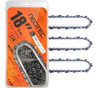 18 Inch Chainsaw Chain L74,.063" Gauge,.325" Pitch, 74 Drive Links Fits for Stihl MS271 and More 26rm374 (3 Chains）