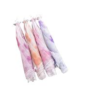 18 Inch Collapsible Food Cover Umbrella Stainless Steel Gauze | Lace Trim, Foldable Build, Easy to Clean, Dining Room and Picnic Use, One Piece Random Color