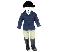 18 Inch Dolls Dress Up set Equestrian Horse Riding Outfit Playset Boots Jacket
