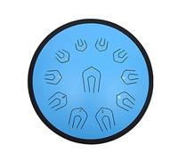18 Inch Dual Tone Steel Tongue Drum 11 Notes C Major Handpan drum Tank Drum Percussion Instrument Hand Drum Healing Drum with Drumsticks Drum Bag