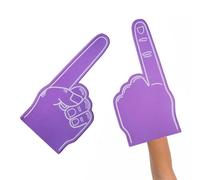 18 Inch Giant Foam Fingers, We're Number 1 Finger Foam Fingers, Cheerleader Foams Hands, Giant Foams Finger, Cheerleading For Sports, Exciting Vibrant Colors Use As Celebration Pom Poms For Sports Eve