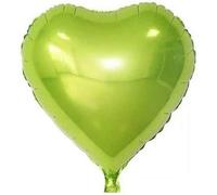 18 Inch Heart Shape Foil Balloons Light-Green Love Mylar Balloons Romantic Propose Party Backdrop Decoration for Birthday Bridal Shower Valentine's Day Engagement Party Decorations Pack of 1