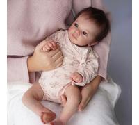 18 Inch Reborn Baby Doll Nursing Doll Realistic Handmade 3D Painting Reborn Parenting Game for Adults and Kids