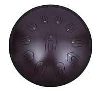 18 Inch Steel Tongue Drum 22 Notes Handpan Drum Tank Drum C Key Professional Music Panda Drum with Travel Bag for Yoga, Meditation, Music Therapy (Color : Purple)