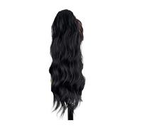 18 Inch Synthetic Natural Wave Drawstring Ponytail Extension Long Wavy Clip In Pony Tail Hairpiece For Daily Party Use For Women(Color6)