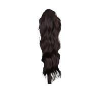 18 Inch Synthetic Natural Wave Drawstring Ponytail Extension Long Wavy Clip In Pony Tail Hairpiece For Daily Party Use For Women(Color2)