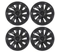 18 Inch Wheel Cover Hubcap, 4Pcs Rim Protector, for MODEL 3 2017-2023, Matte Black ABS
