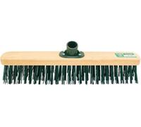 18 Inch Wooden Stiff Green Bristle Synthetic Brush Head Varnish Broom Floor Cleaning