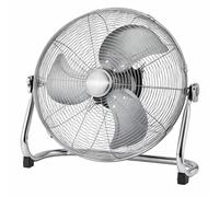 18" Industrial Chrome Floor Fan 100W 3 Speed