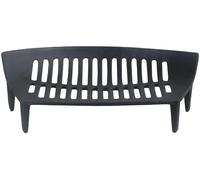 18" Iron Fire Grate Heavy Duty Conventional Large Cast Iron Sturdy Fireplace Accessory Fire Coal Log Grate Metal Black Log & Coal Burner Fireback