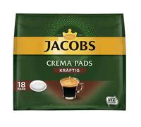6X 18 Jacobs Crema Pads Strong Coffee Roasted Coffee Creamy Flavor