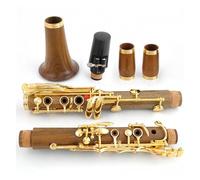 18 Keys Bb Tone Cocobolo Wood Gold Plated Keys Clarinet With Clarinet Case And Accessories Clarinet Kit