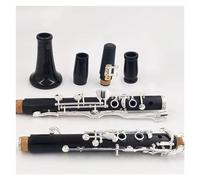 18 Keys G Tone Clarinet Ebony Tube Body Silver Plated Keys Clarinet With Carrying Case Clarinet Kit