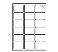 18 Labels Per Sheet A4 Address Labels Self Adhesive Mailing Labels for Postage Inkjet Laser Printers Printable Sticky Sheet Labels 63x46mm (100 Sheets)