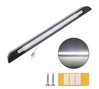 18 LED 12-28V Awning Lamp Outdoor Camping Light Equipment for RV Caravan Interior Wall Lamps Trailer Exterior Lamp 6000k for Caravan, Boat(Nero)