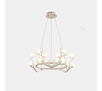 18-Lights American Country Living Room Chandelier Nordic Tea Room Light Japanese Antler Hanging Lamp for Restaurant Hotel Inn Clothing Store Homestay Villa Bedroom G4 Perfect De/White, Wh
