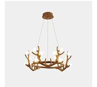 18-Lights American Country Living Room Chandelier Nordic Tea Room Light Japanese Antler Hanging Lamp for Restaurant Hotel Inn Clothing Store Homestay Villa Bedroom G4 Perfect, Antique