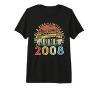 18 Limited Edition 2008 One of a Kind June 18th Birthday Premium T-Shirt
