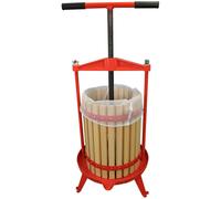 18 Litre Traditional Fruit and Apple Cider Press with Cross Bar and T Handle