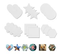 18 Magnetic Small Canvases for Painting, Art Board, Mini Canvas