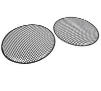 18" Metal Speaker Grille Supplied in Pack of 2 with Black PVC Trim