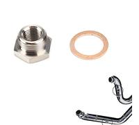 18 Mm-12 Mm Exhaust O2 Oxygen Sensor Spacer Pipe Reducer Adapter For Harley Softail Breakout FXSB 2013 2014 2015 2016 2017