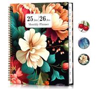 18 Month Diary 2025-2026 - Jul. 2024 - Dec. 2025, A4 18 Months Academic Diary 22.5 x 27.5 cm, Monthly Planner 2025-2026 with Twin-Wire Binding, 2025-2026 Diary Month to View for Office School and Home