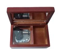 18 Note Antique Wind-Up Wooden Musical Box With Silver-plating Movement,Fur Elise Music Box