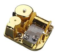 18 Note Musical Mechanism Movement for DIY Music Box, Jingle Bells, Golden Clockwork Music Movement