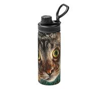 18 Ounce Unbelievable Eyes Sports Water Bottle with Durable Stainless Steel Material for Various Outdoor Sports
