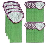 18 Pack 107313 Micro Filter Bags Replacement for ProTeam 10 Quart Backpack Vacuum: Super Coach Pro 10, GoFit 10, #107313 Open Triangular Collar