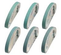 18 Pack 1x30 Sanding Belts for Knife Sharpening, 1 x 30 Inch Ceramic Sanding Belts 3 Each of 60 80 120 180 240 400 Grit, 1x30 Belt Sander Metal Sandpaper Low Grid