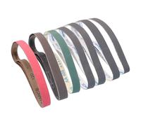18 Pack 1x30 Sanding Belts for Knife Sharpening Assortment, 3 Each of 120 240 400 600 800 1000 Grit, 1 x 30 Inch Sander Belts for Knife Metalworking Wood