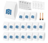 18 Pack 3D Efficiency Dust Bags for Miele Hoover GN Vacuum Cleaner Bag | Replaces Miele GN Vacuum Bag,Cleaner Bags Fits Classic C1,Complete C1 C2 C3, S240,S270,S400,S600,S2,S5,S8 Series w/4 Filters