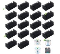 18 Pack Cat Water Fountain Foam Filters Replacement,Sponge Filter for Cat Water Fountain Foam Filter for 85oz/2.5L Automatic Cat Water Fountain (Black, 18 Sponges)