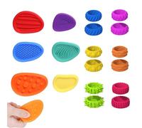 18 Pack Sensory Fidget Toys For Kids,Fidget Rings For Kids, Soft Silicone Worry Stones And Fidget Rings, Adhd Fidget Toys For Anxiety Relief, Perfect For School, Home, And Stress Management