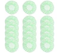 18 Pack Shower Caps for Women,Waterproof Reusable & Disposable Adjustable Bath Caps For Spa Long Hair Travel Saunas (Green)