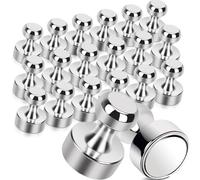 18 Pack Strong Magnet for Fridge, 12 mm x 16 mm Small Magnets for Craft, Magnets Strong Hold Neodymium Fridge Magnets, Whiteboard Magnet for Notice Board Pin Board, Pegboard