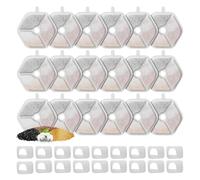18 Packs Replacement Filters and Sponges for 152oz/4.5L Wireless Cat Water Fountain, ZEKIRY Cat Water Fountain Filters, 5-Layer Filtration System Pet Fountain Filters
