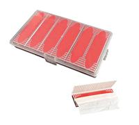 18 Packs Rolling Papers (70mm x 36mm) - Natural Paper for Cigarette Roll Ups - 900 Total Sheets, Slow Burning & Gummed - Compatible with Standard Cigarette Roller Machines