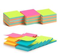 (18 Pads) Pop Up Sticky Notes 3x3 Refills, Alternating Color, Strong Adhesive Memo Pad Bulk, Suitable for Home, Office, School, Clean Removal