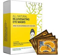 (18 pairs) All Natural Under Eye Masks & Patches - Gel Pads Treatment for Puffy Eyes & Bags, Dark Circles and Wrinkles | 24K Gold with Collagen, Hyaluronic Acid, Hydrogel | Formulated in San Francisco