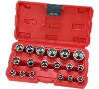 18 pce 3/8" Dr Multi Fit Socket Set - Fits Metric Sae Imperial & Star