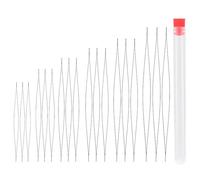 18 Pcs Beading Needle, 6 Sizes Stainless Steel Hand Sewing Needles, Beading Needles for Se-EDS Beads, Bead Needle for Jewellery Making Necklaces and Bracelets
