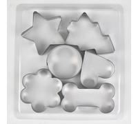 18 Pcs Christmas Cookie Cutter, 3''Christmas Cutters, Christmas Cookie Cutters and Stamps, Cookie Cutters, for Baking - Christmas Tree, Gingerbread Man, Santa and More Shapes Christmas Cookies