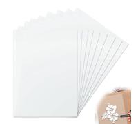 18 PCS Clear Acrylic Sheet, A4 Perspex Sheet 20x30cm Acrylic Board Transparent Plexiglass Panels 0.3mm Thick Plastic Sheets for Crafts Projects DIY Picture Frame Painting